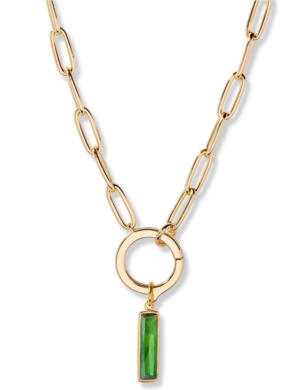 Brook & York Colette “May” Birthstone Elongated Nevklace